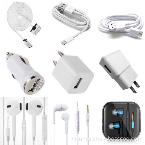Chargers Cable Earphone Accessories for Apple for Samsung